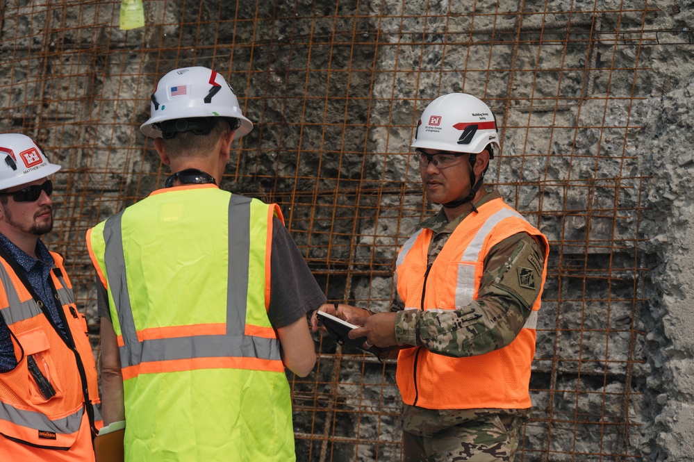 Baltimore District leadership visits Cowanesque Lake project, ongoing spillway repairs