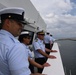 The Legend-Class U.S. Coast Guard Cutter Stratton (WMSL 752) crew tour Japan Coast Guard base during trilateral professional exchange