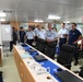 The Legend-Class U.S. Coast Guard Cutter Stratton (WMSL 752) crew tour Japan Coast Guard base during trilateral professional exchange