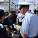 The Legend-Class U.S. Coast Guard Cutter Stratton (WMSL 752) crew tour Japan Coast Guard base during trilateral professional exchange