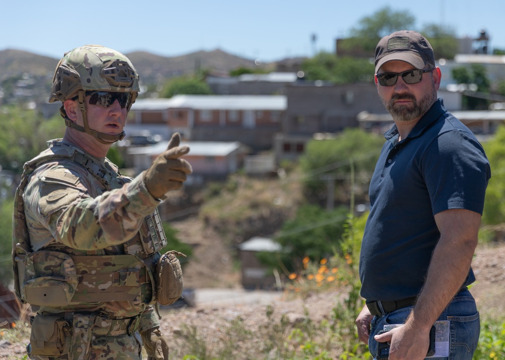 DASD Jonathan Owen visits Soldiers conducting detection and monitoring operations