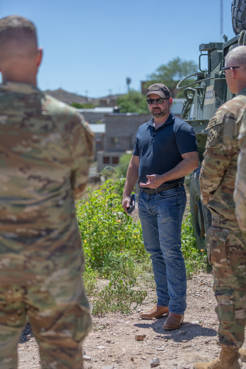 DASD Jonathan Owen visits Soldiers conducting detection and monitoring operations