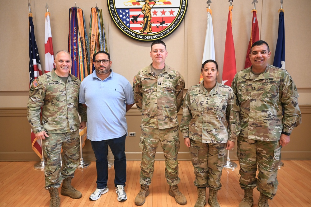 DCNG senior leaders coin G6 personnel