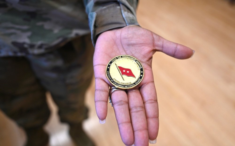 DCNG senior leaders coin G6 personnel