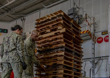 Abraham Lincoln conducts routine operations