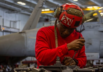 Abraham Lincoln conducts routine operations