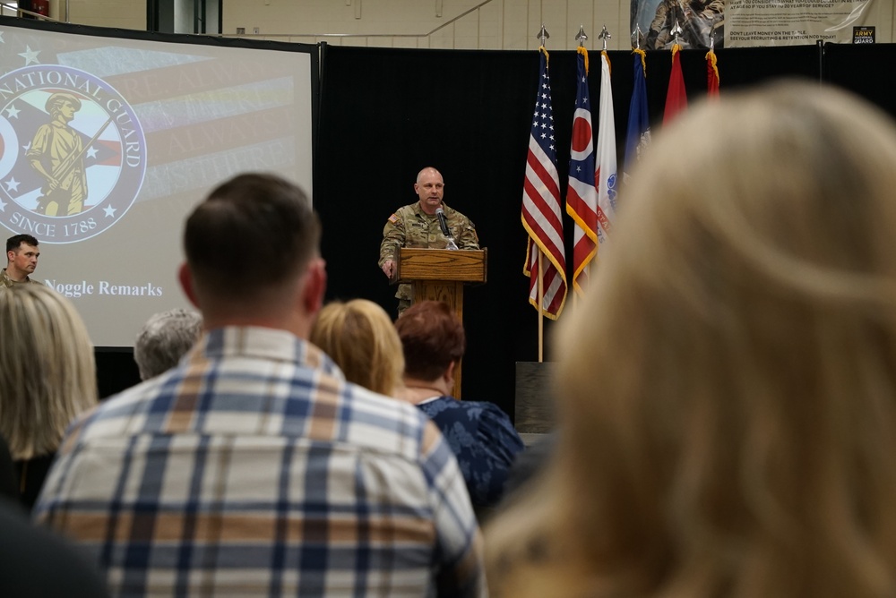 Signal Advisor Team 6530 and Military Intelligence Advisor Team 6540 honored during call to duty ceremony