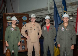 USNA Midshipmen Visit Ike