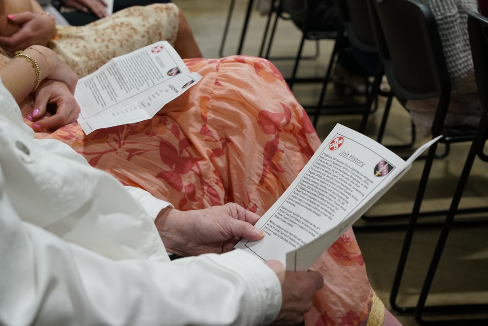 Signal Advisor Team 6530 and Military Intelligence Advisor Team 6540 honored during call to duty ceremony