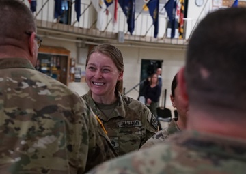 Signal Advisor Team 6530 and Military Intelligence Advisor Team 6540 honored during call to duty ceremony