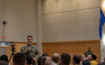 NAVSUP WSS commander hosts town hall for aviation operations employees