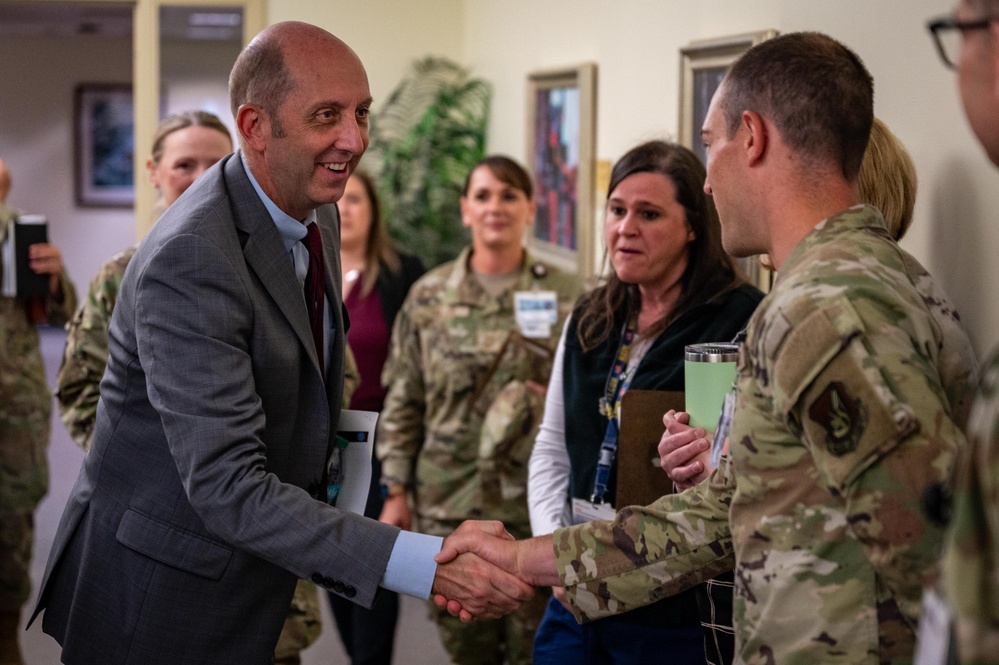 Top Department of Defense health official connects with frontline teams at JBER