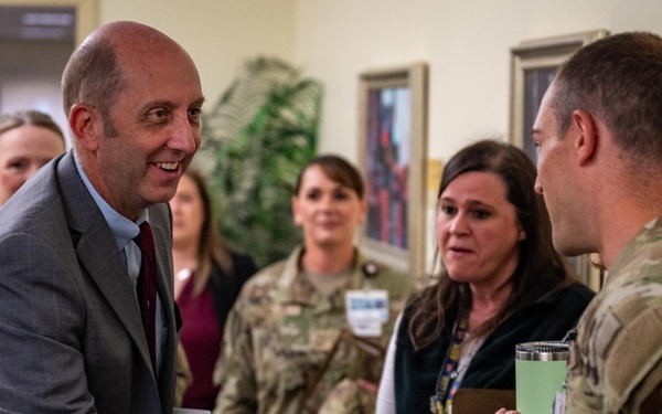 Top Department of Defense health official connects with frontline teams at JBER