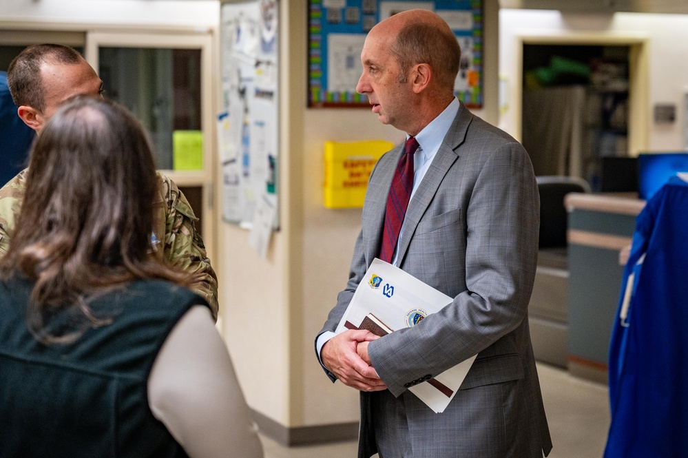 Top Department of Defense health official connects with frontline teams at JBER