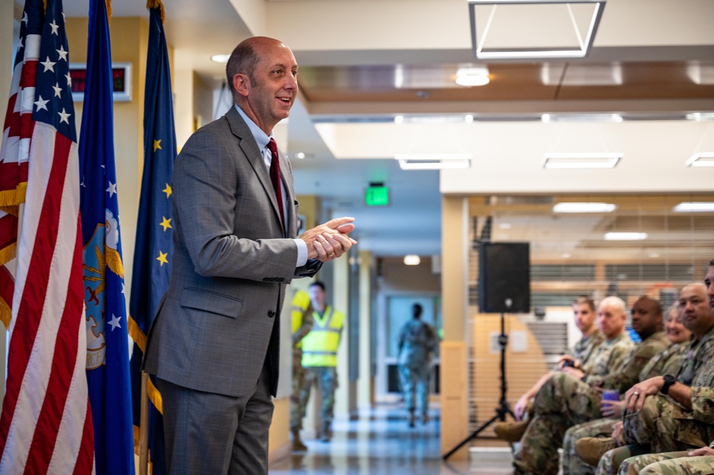Top Department of Defense health official connects with frontline teams at JBER