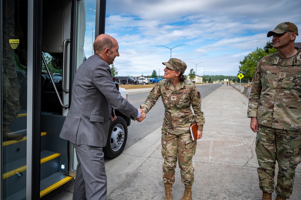 Top Department of Defense health official connects with frontline teams at JBER