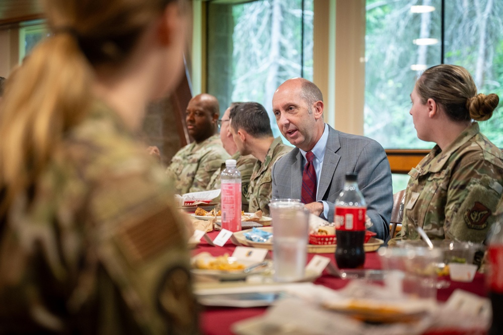 Top Department of Defense health official connects with frontline teams at JBER