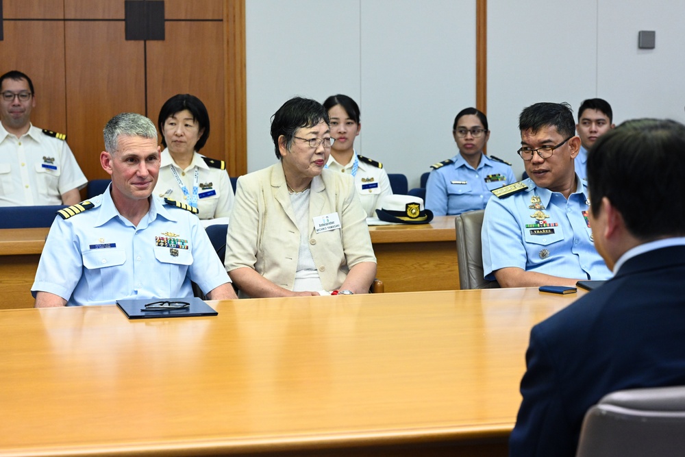 US, Philippine Coast Guards visit with Kagoshima government ahead of joint exercise