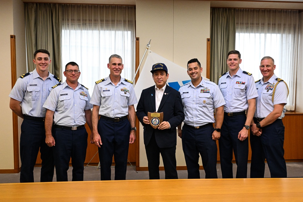 US, Philippine Coast Guards visit with Kagoshima government ahead of joint exercise