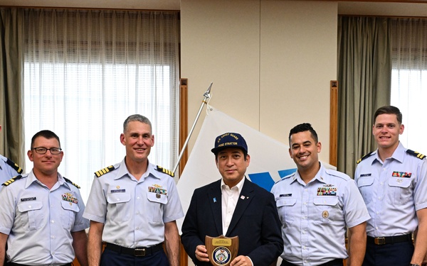 US, Philippine Coast Guards visit with Kagoshima government ahead of joint exercise