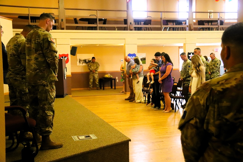 New commander takes charge of U.S. Army Garrison-Fort McCoy Headquarters and Headquarters Company
