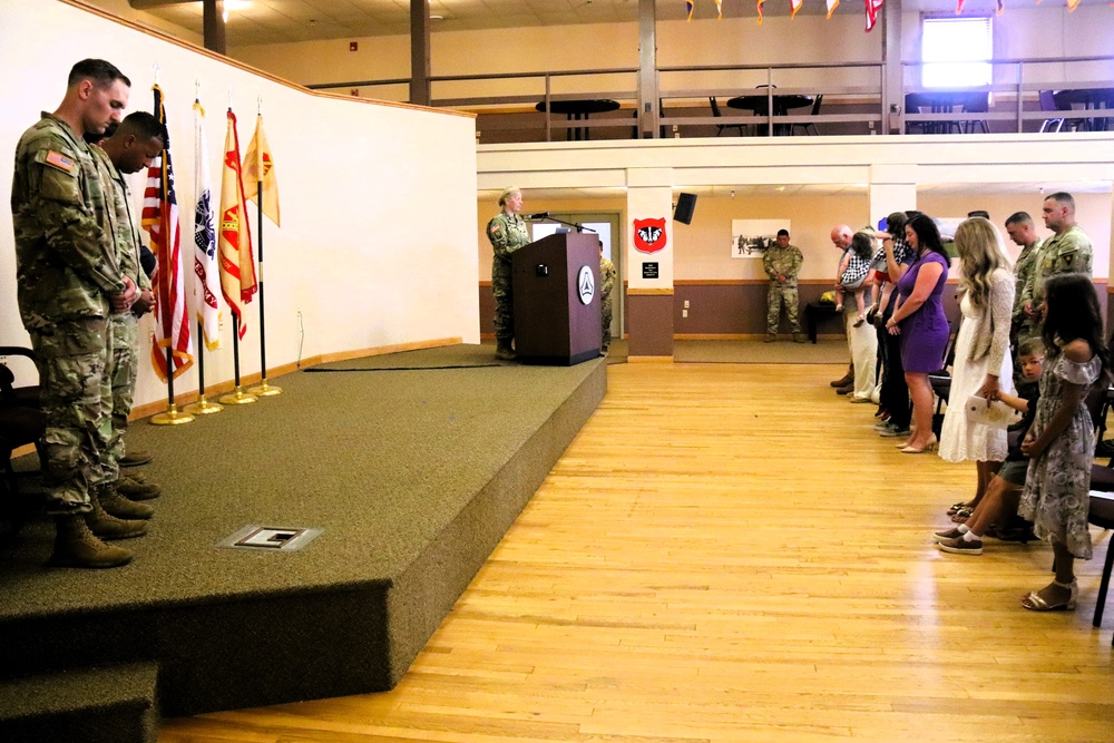 New commander takes charge of U.S. Army Garrison-Fort McCoy Headquarters and Headquarters Company