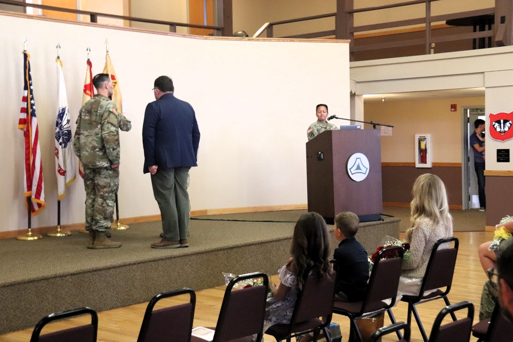 New commander takes charge of U.S. Army Garrison-Fort McCoy Headquarters and Headquarters Company