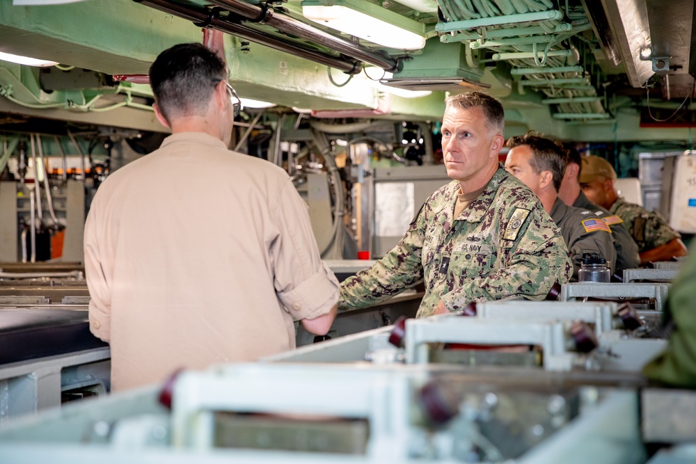 Rear Adm. Wilson Marks visits USS Asheville (SSN 758)