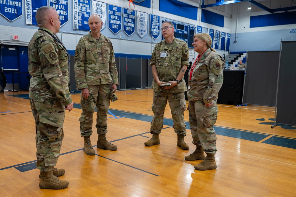 107th Attack Wing CC visits Operation Healthy Ellwood
