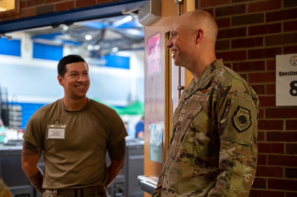 107th Attack Wing CC visits Operation Healthy Ellwood