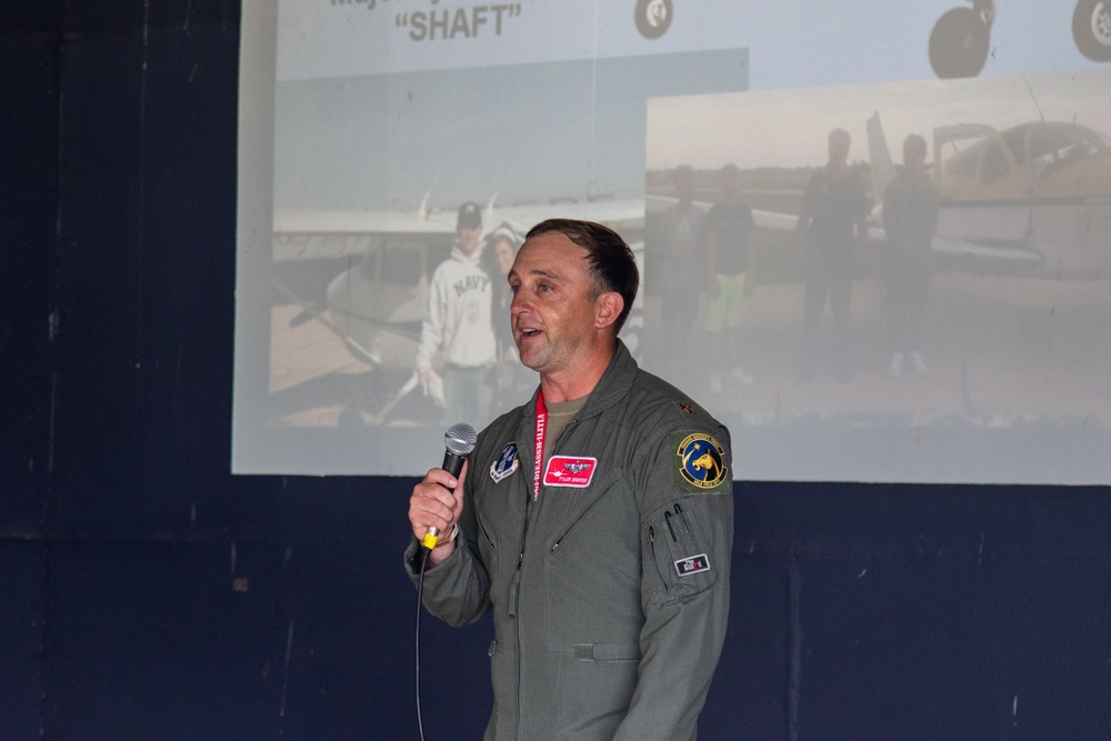 Wisconsin Air National Guard aviator shares fighter jet ejection experience