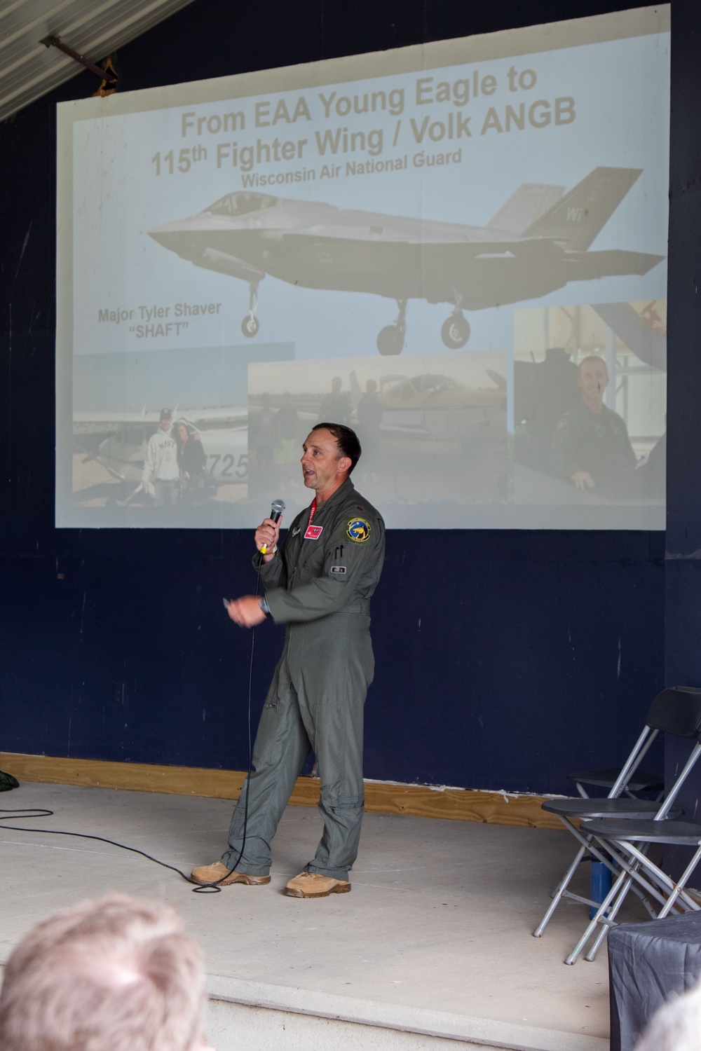 Wisconsin Air National Guard aviator shares fighter jet ejection experience