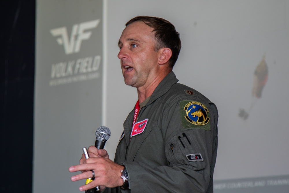 Wisconsin Air National Guard aviator shares fighter jet ejection experience