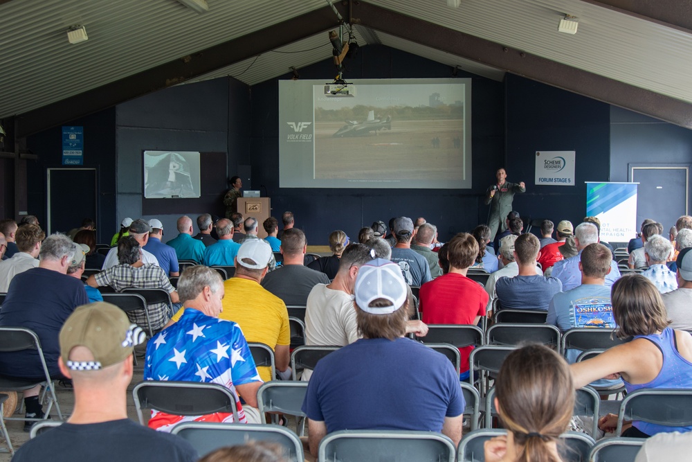 Wisconsin Air National Guard aviator shares fighter jet ejection experience
