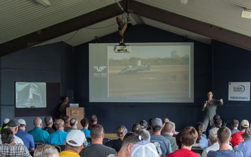 Wisconsin Air National Guard aviator shares fighter jet ejection experience