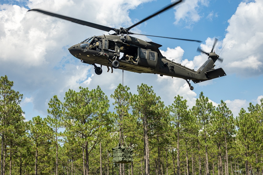 Devil Avalanche Sling load. Up Up and Away