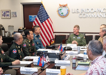 Royal Cambodian Armed Forces visit USINDOPACOM for Bilateral Defense Dialogue