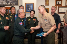 Royal Cambodian Armed Forces visit USINDOPACOM for Bilateral Defense Dialogue