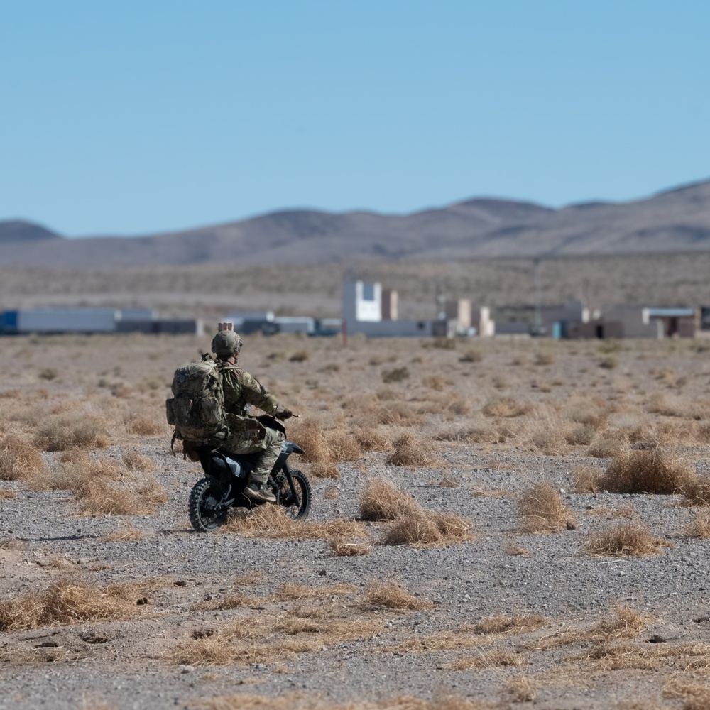 U.S. Air Force Air Commandos conduct airfield survey