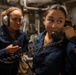 Midshipmen Test Sound Powered Phones Aboard Makin Island