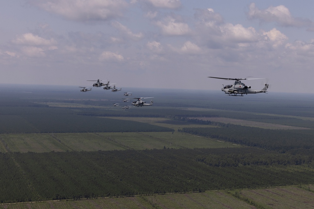 HMLA-167 conducts surge operations