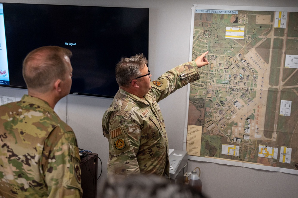 Logistics Lessons: 97th AMW/CC team gets educated on the 97th LRS