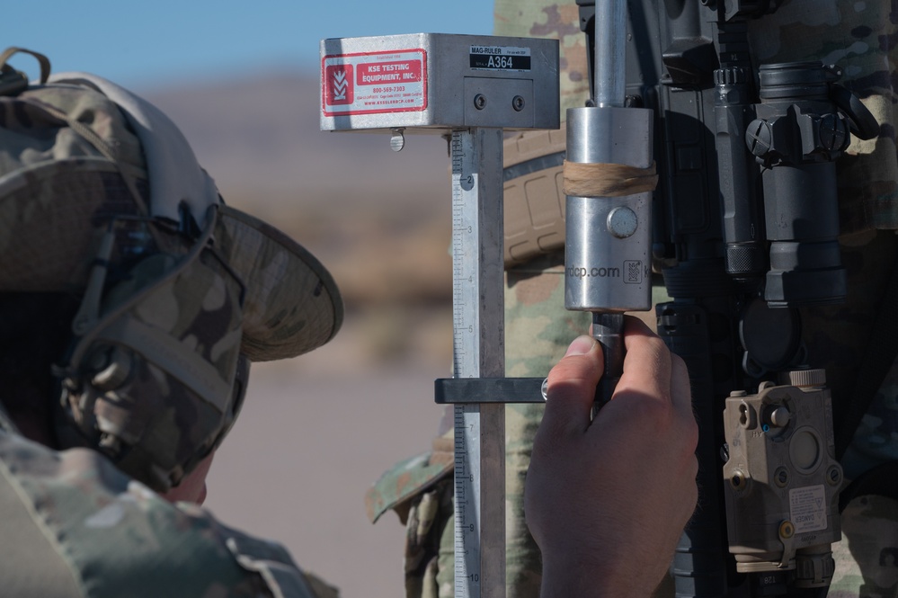 U.S. Air Force Air Commandos conduct airfield survey