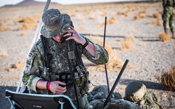 U.S. Air Force Air Commandos conduct airfield survey