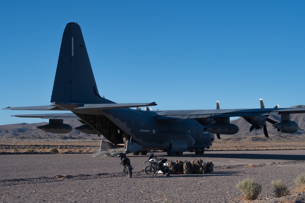 U.S. Air Force Air Commandos conduct airfield survey