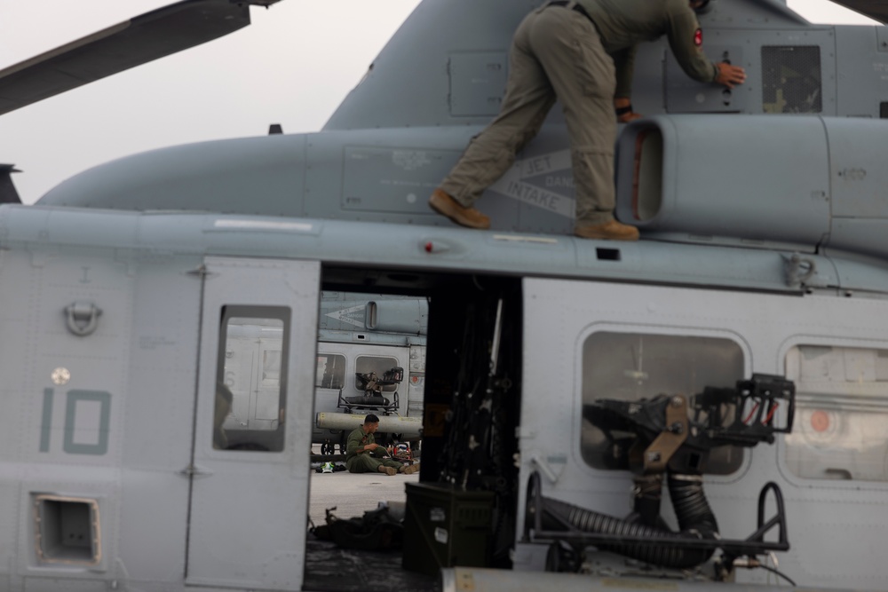 HMLA-167 conducts surge operations