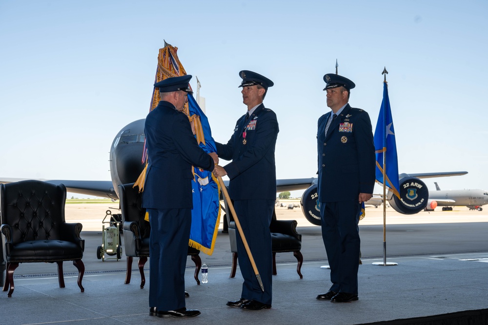 22 ARW Change of Command