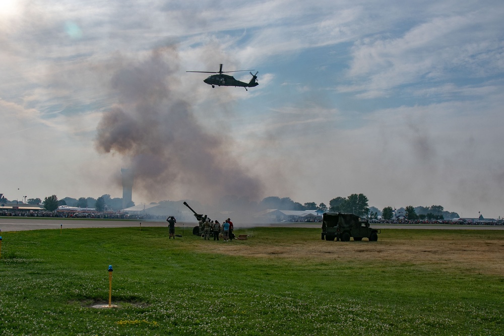 Wisconsin National Guard showcases aerial capabilities at EAA AirVenture