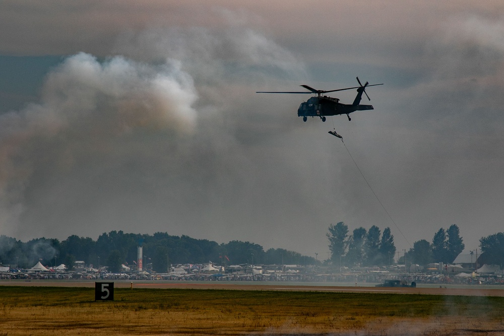 Wisconsin National Guard showcases aerial capabilities at EAA AirVenture