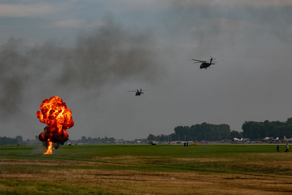 Wisconsin National Guard showcases aerial capabilities at EAA AirVenture